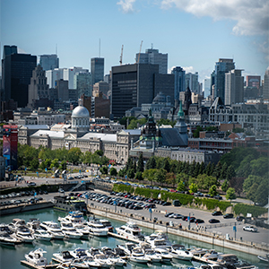 Montréal vue aérienne